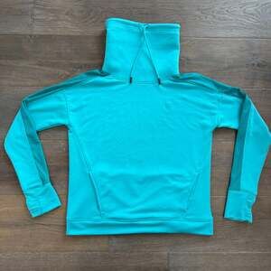 Under Armour Women's M Cowel Neck Drawstring Teal Jacket